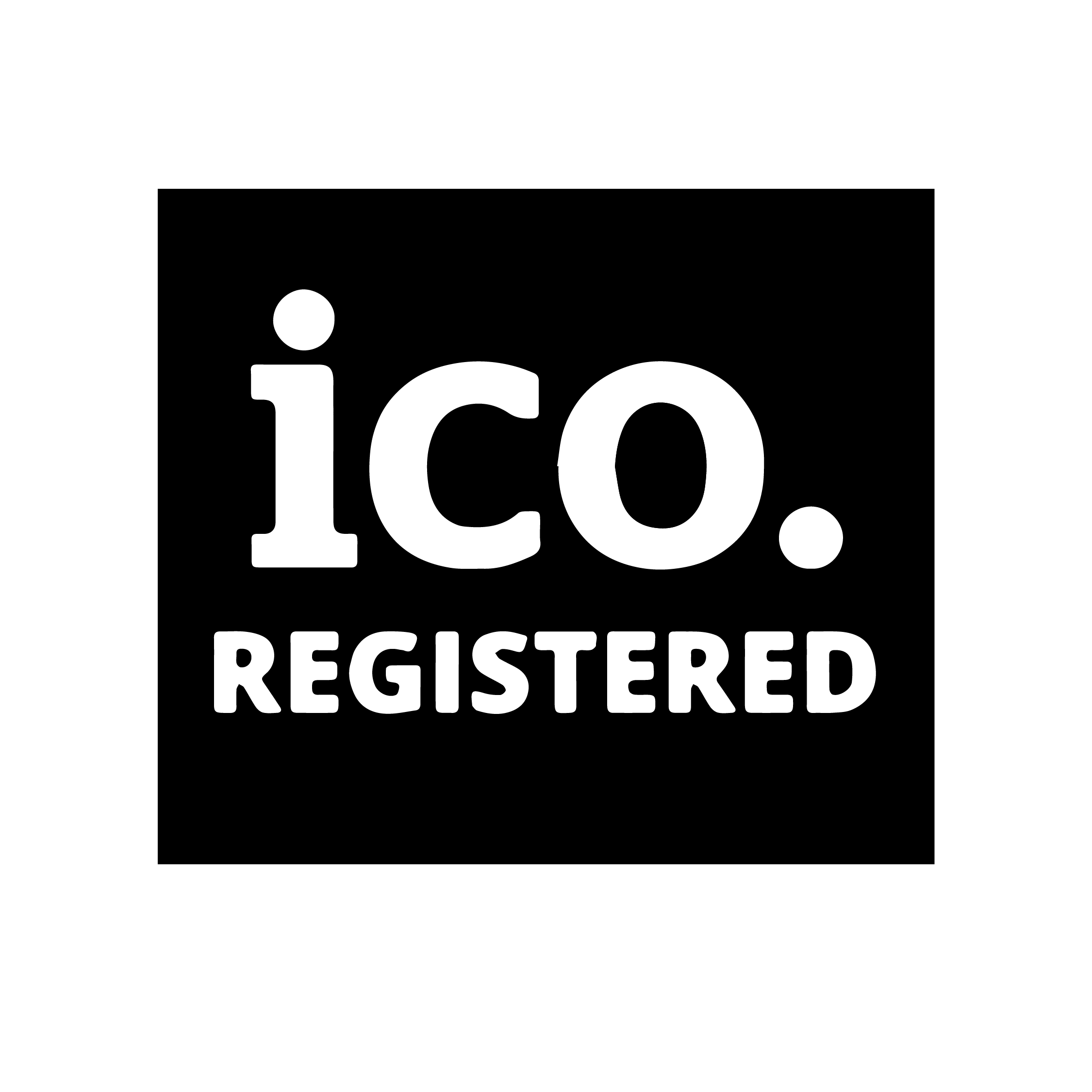 ICO Registered Logo Black