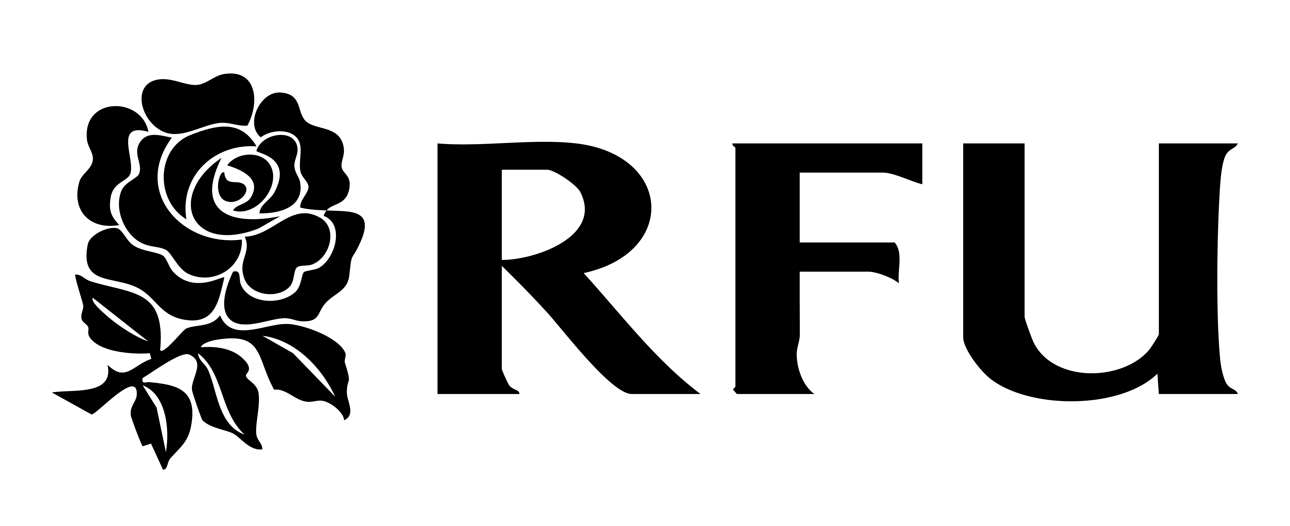 Rugby Football Union Logo Black